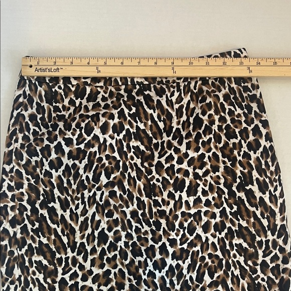 J. Crew Leopard Print Pencil Skirt - Picture 11 of 13